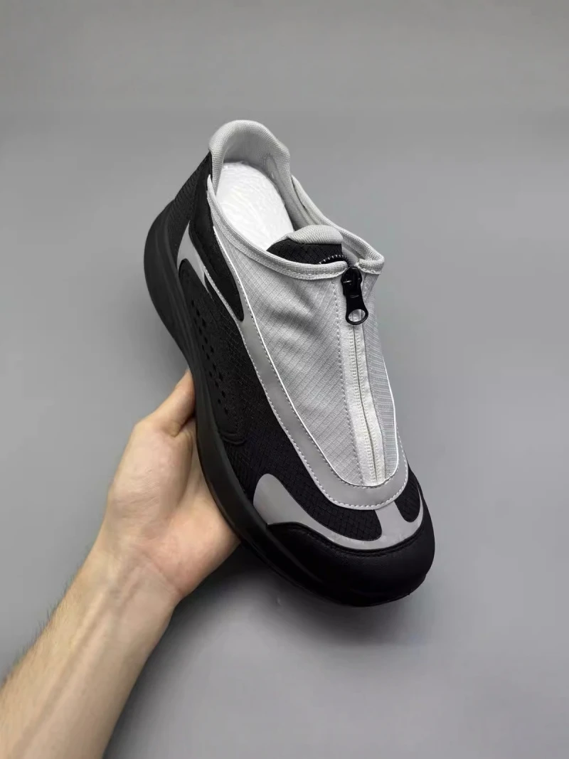 

Men's Sport Shoes Summer Running Outdoor Breathable Mesh Casual Hiking Thick Bottom Heightening Mountain Climbing Shock Absor...