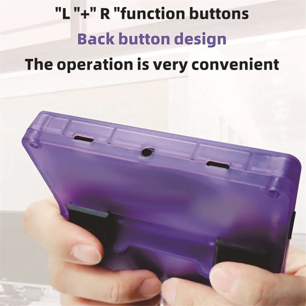 Neue R39S Retro Handheld Videospielkonsole Linux System 4 Zoll IPS Bildschirm Tragbare Tasche PSP Videospiele Player 64 GB Blau