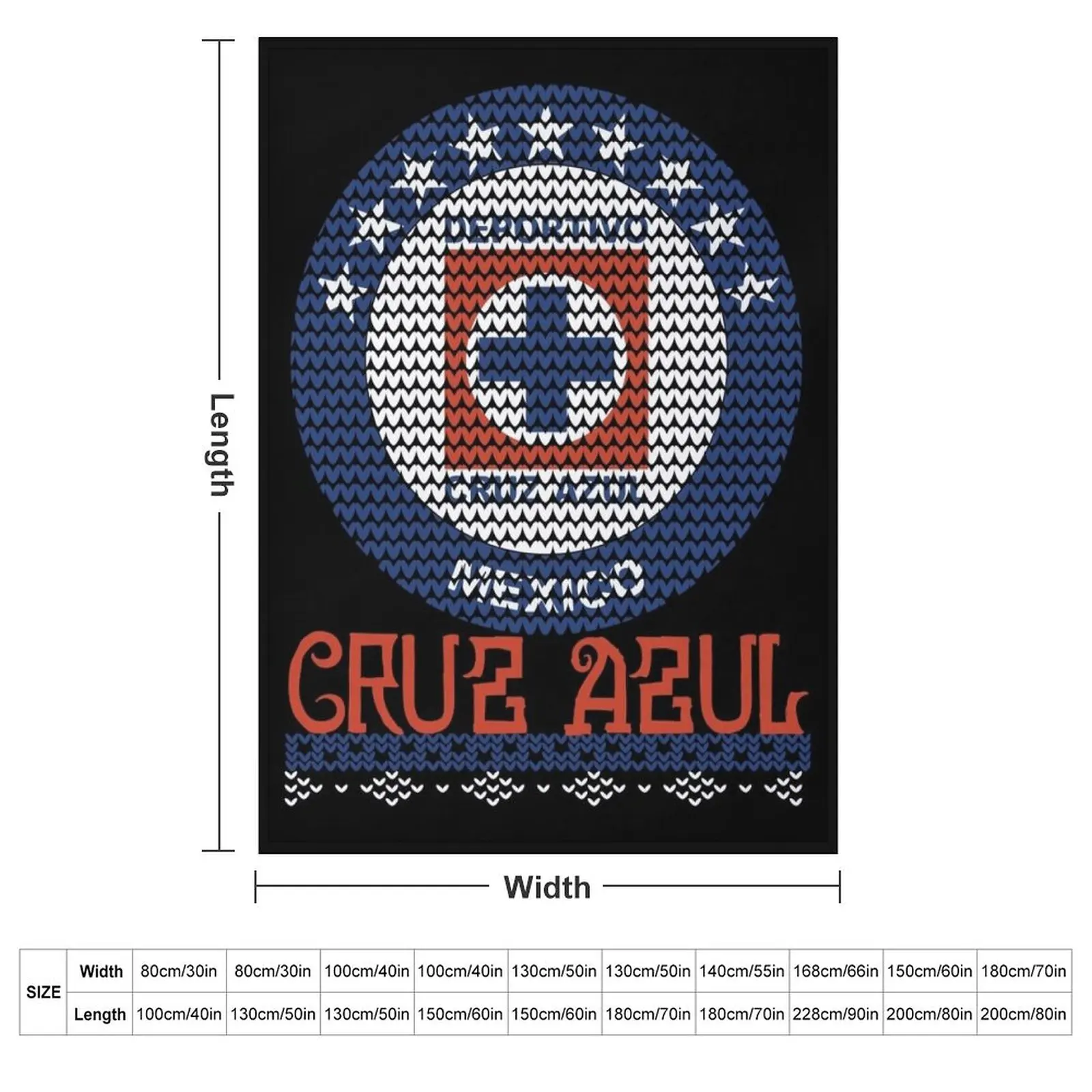 Cruz Azul Throw Blanket halloween Designers Blankets