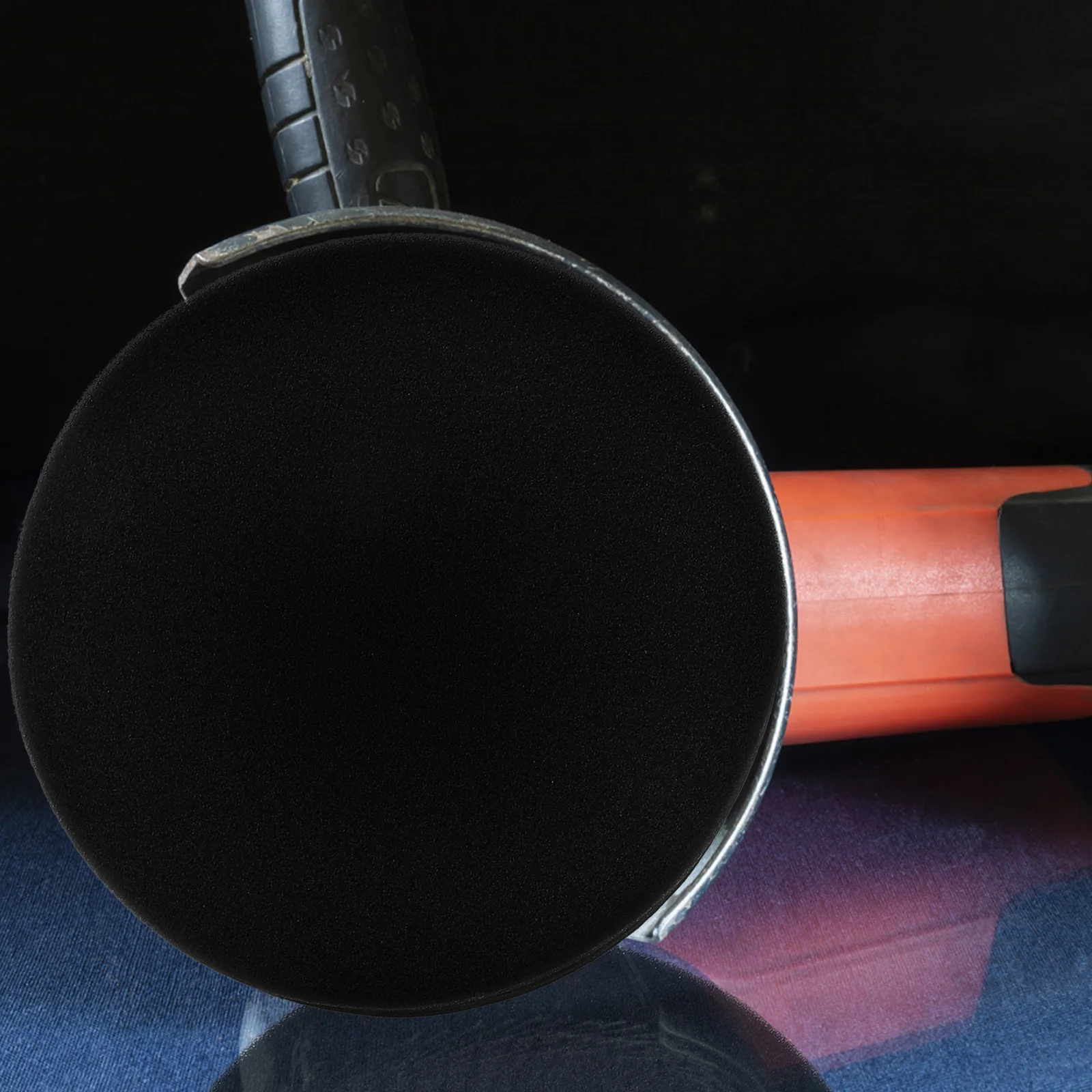 

4 Pcs 5 Inch Polishing Sponge Pads Black 125mm Diameter for Car Waxing Buffing Sponge Discs Practical Design Easy Install