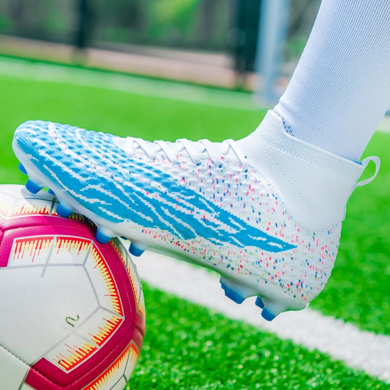 Zapatos de fútbol profesionales de la sociedad para hombres, botas de campo de fútbol al aire libre, botas de fútbol, tacos de fútbol de césped, 2024