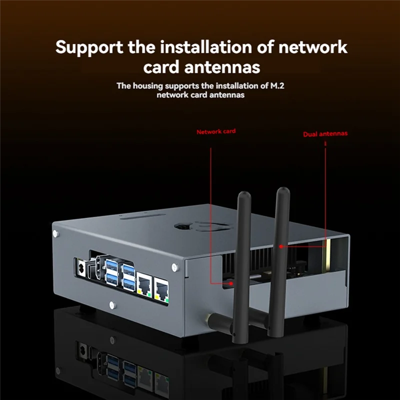DIGIT-Supports Install Camera For RDK S100 Development Board For D-Robotics For RDK S100 Aluminum Alloy Shell Passive Cooling