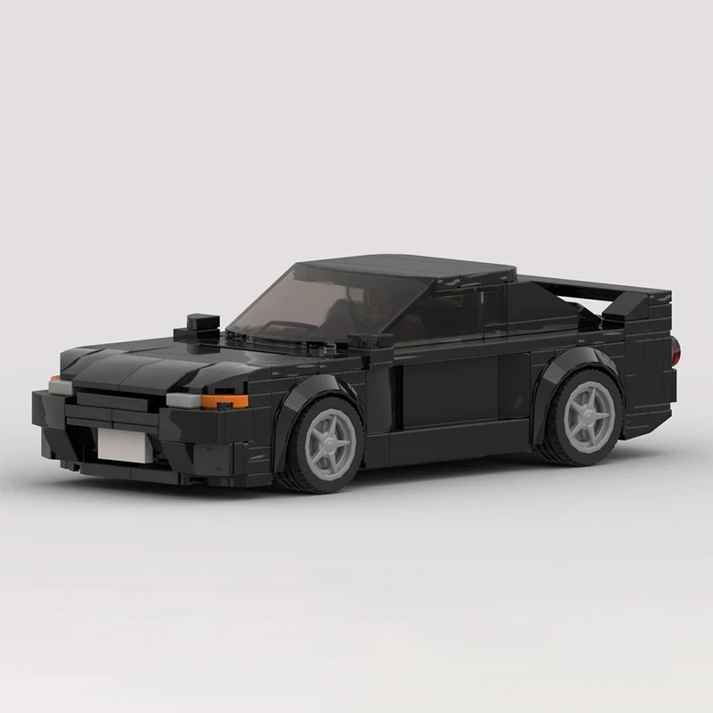 286 Uds. MOC Takeshi Nakazato S Nissan Skyline GT R V ciudad campeones modelo bloques de construcción regalos de navidad juguetes de arquitectura