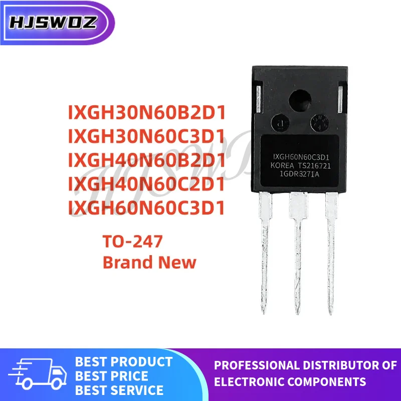 10PCS IXGH30N60B2D1 IXGH30N60C3D1 IXGH40N60B2D1 IXGH40N60C2D1 IXGH60N60C3D1 TO-247 Transistor 100% New