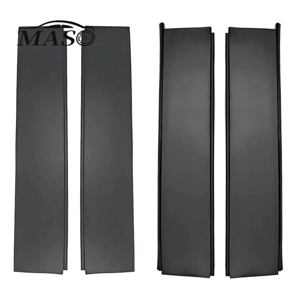 

Fit For Ford F-150 2006 2007 2008-2014 Door B-Pillar Molding Plastic Matte Black 6L3Z-1520555-AA 6L3Z1520555AA