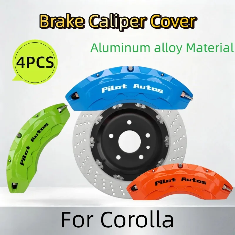 Car Brake Caliper Cover For Toyota Corolla Altis Axio Fielder E140 E160 Auris Matrix Verso Spacio Sedan Sport Touring GR Cross
