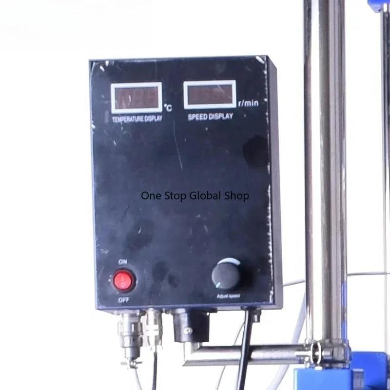 20L lab equipment double jacketed standard glass reactor