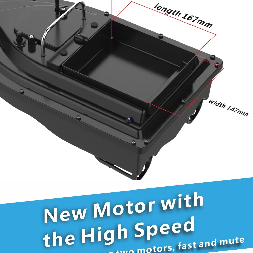 Must-have Bait Boat For Carp Fishing With Intelligent Remote Control And Automatic Return