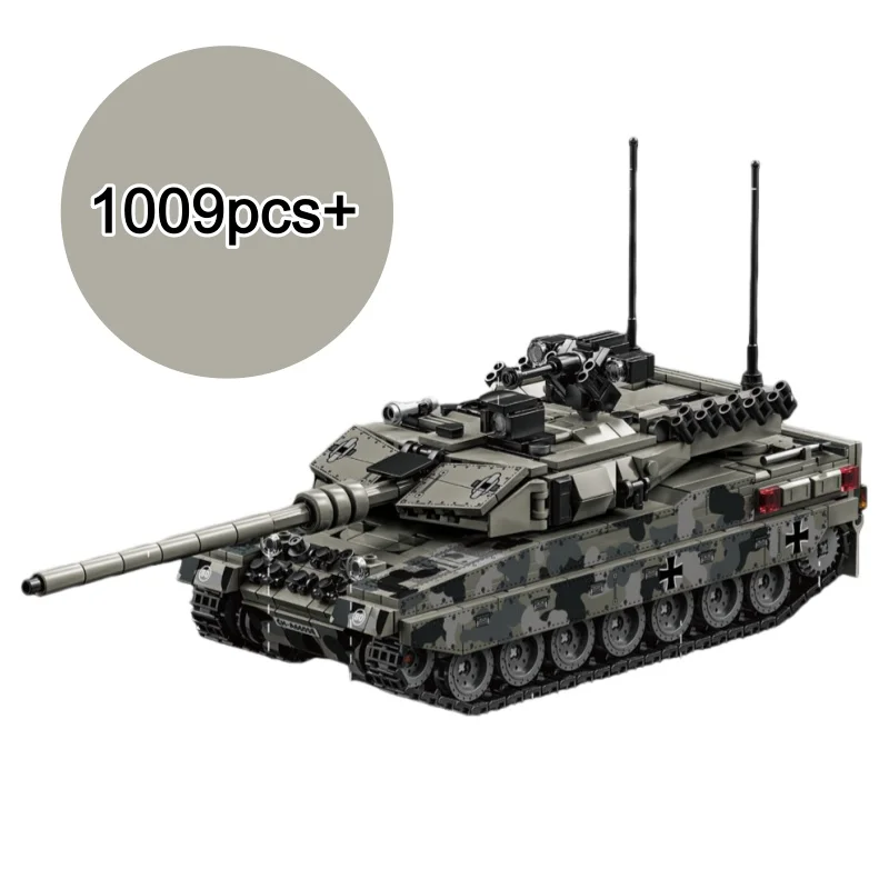 

НОВИНКА! Военный танк Leopard 2A7 (Вторая мировая война) для сборки, конструктор MOC, детские игрушки, подарок