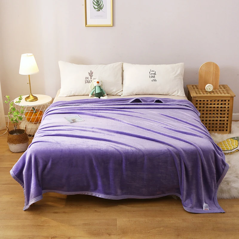 VIKAMA الضوء الأخضر موري أفخم غطاء بطانية الاسكندنافية Ins نمط غرفة نوم النوم بطانية الجلد ودية تنفس بطانية