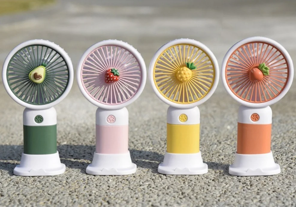 Party Gift Summer Desktop Outdoor Portable Fan USB Charging Mini Handheld Fan Children Kids Handheld Rechargeable Pocket Fan