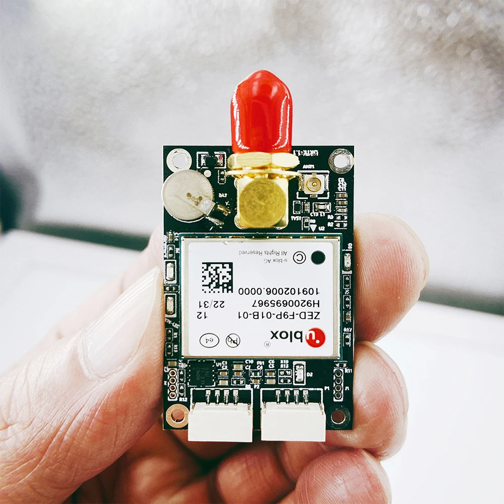 وحدة نظام تحديد المواقع ZED-F9P ZED-F9P-01B-01 RTK لوحة استقبال GNSS/GPS عالية الدقة مع لوحة تطوير لوحة S MA وUSB GNSS #3