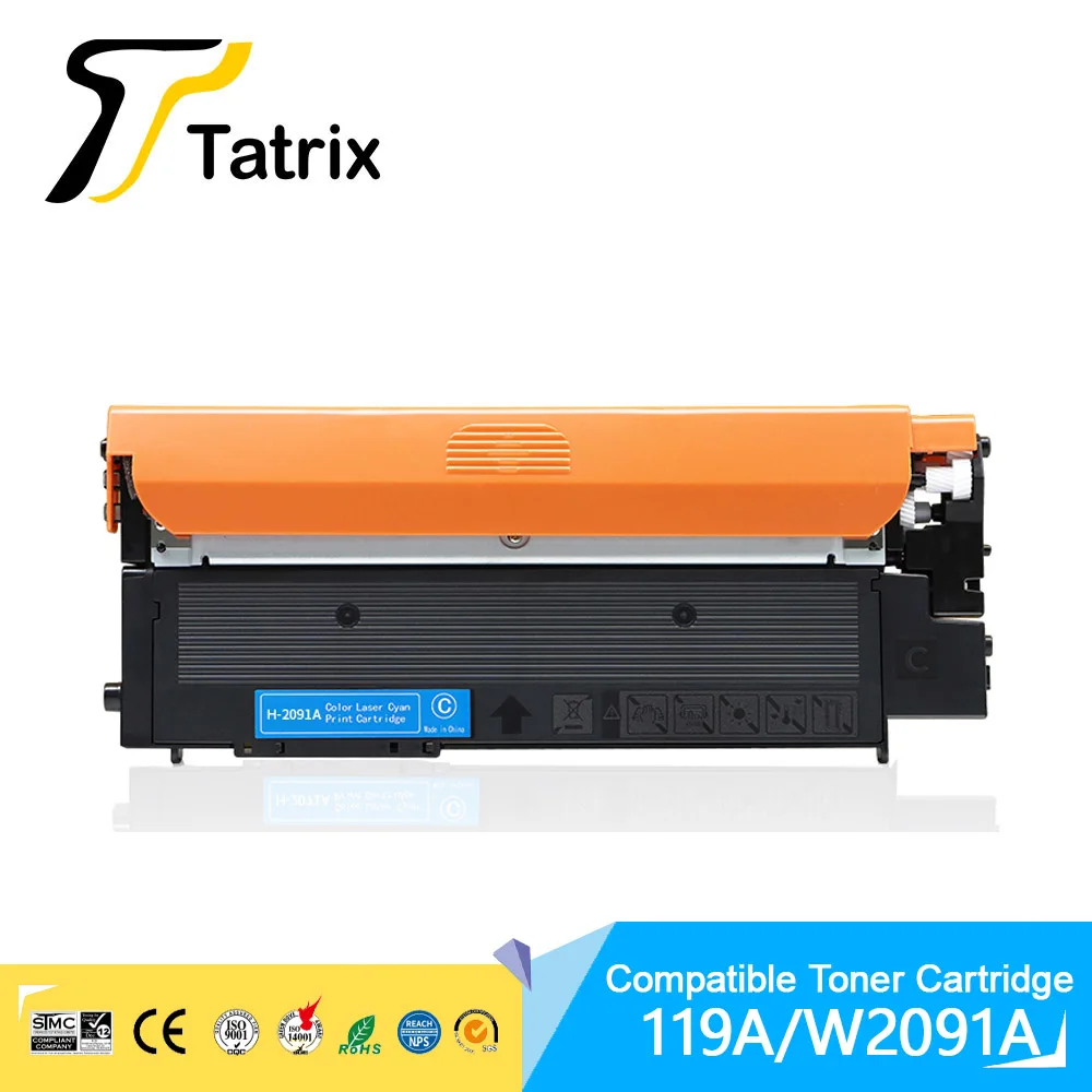 Tatrix For hp 119A Compatible Toner Cartridge W2090A W2091A W2092A W2093A For HP Color Laser 150a/150nw MFP 178fnw/ MFP 179fnw