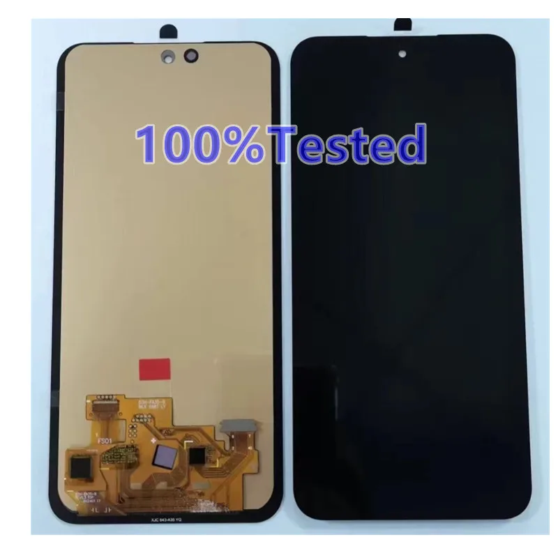 Tested LCD for Samsung  A35 Screen Replacement,for  A35 5G Display A356 SM-A356E,SM-A356B,SM-A356U Screen Touch Kit with Frame