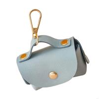 68UC Dog Poop Bags Dispenser PU Leather Pet Poop Bag Holder Pet Waste Bag Container