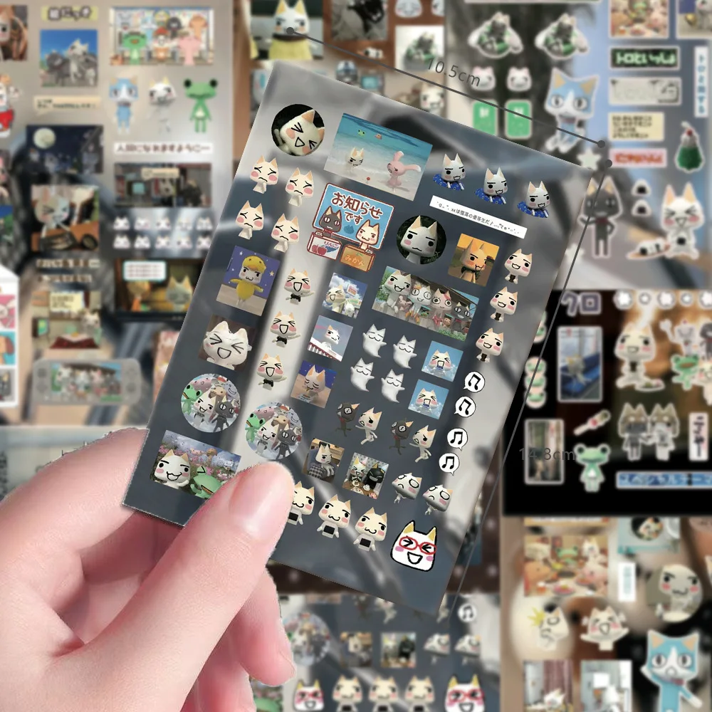 8 Stück Cartoon Doro Katze Niedliche Aufkleber Inoue Toro Sticker für Gepäck, Koffer, Skateboard, Handy, Tagebuch, Graffiti-Aufkleber Geschenk Spielzeug – Detail 12