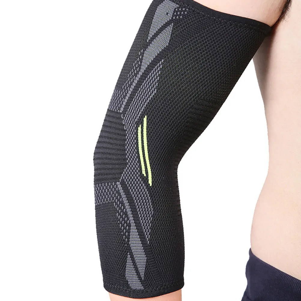 

1Pair Elbow Support Sleeve Premium Elastic Protective Brace for Sports Fitness Running Yoga Motorcycling Skating Skiing Outdoor