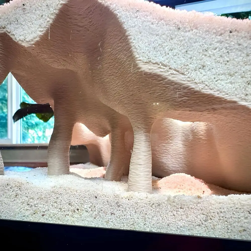Cueva impresa en 3D duradera, estilo de raíz texturizada, decoración de aspecto Natural, escondite de pescado, decoración de raíz de Mangrove de imitación, cueva de túnel