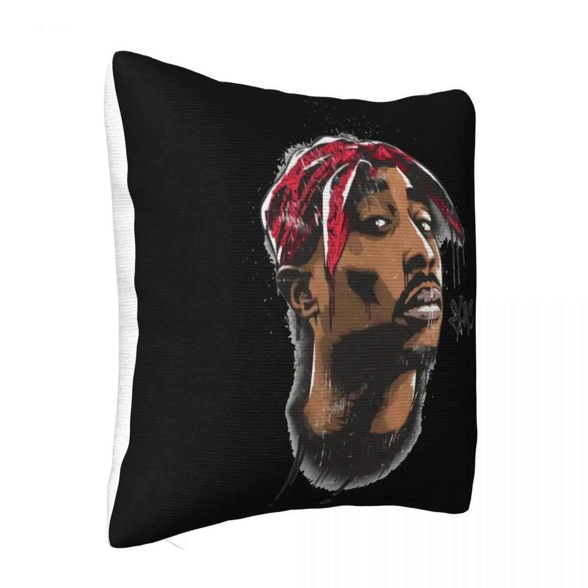 Tupac 2Pac Printed Hot Sale Hip Hop Style Streetwear S Hipster Casual Tops F01 Pillow Case