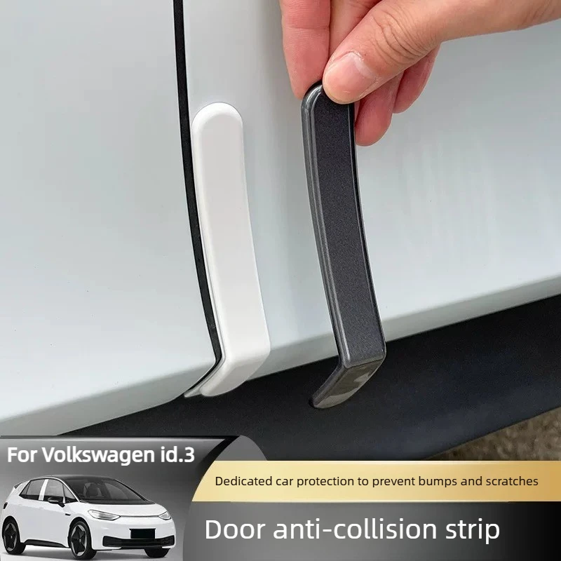 ABS Painted Door Edge Protectors for Volkswagen ID3, Original Color Anti-Collision & Anti-Scratch Stickers