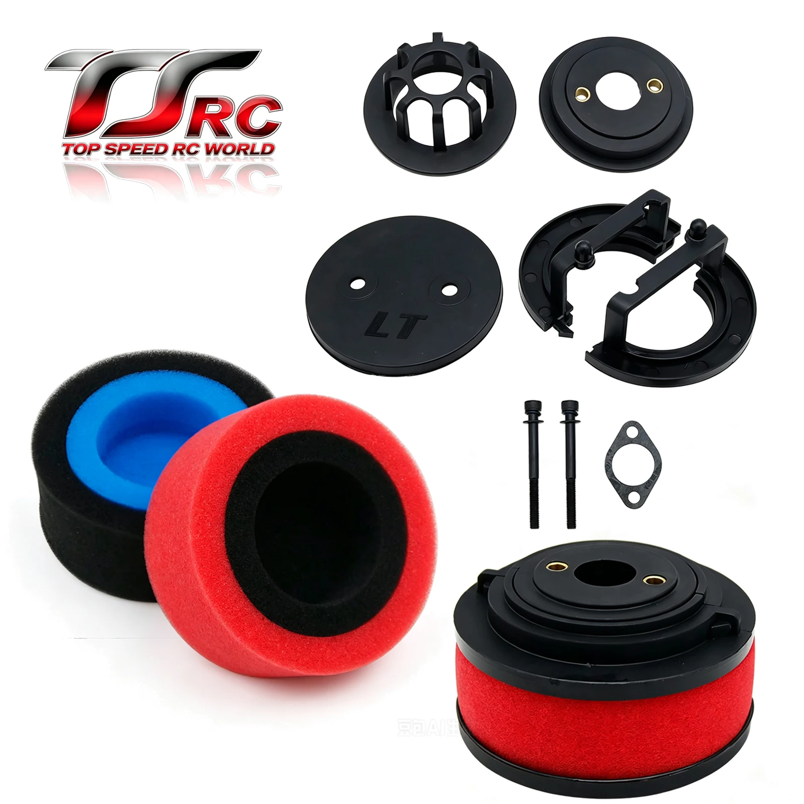 Plastic Air Filter or Sponge for 1/5 LOSI 5IVE-T ROFUN ROVAN LT KING MOTOR X2 DDT FID QL TRUCK RC CAR PARTS