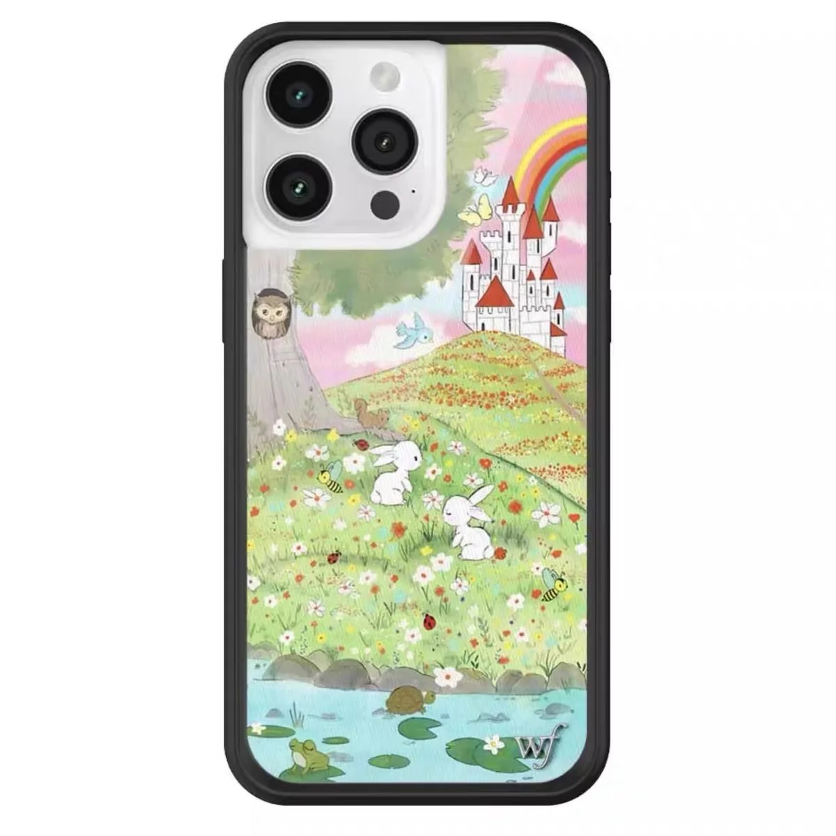 Etui na telefon Wildflower 3D Ins Butterfly do iPhone 16 15 14 13 12 Pro Max Plus 16pro 15pro WF Cute Cartoon Cover Funda case 16 15 — zdjęcie produktu 6