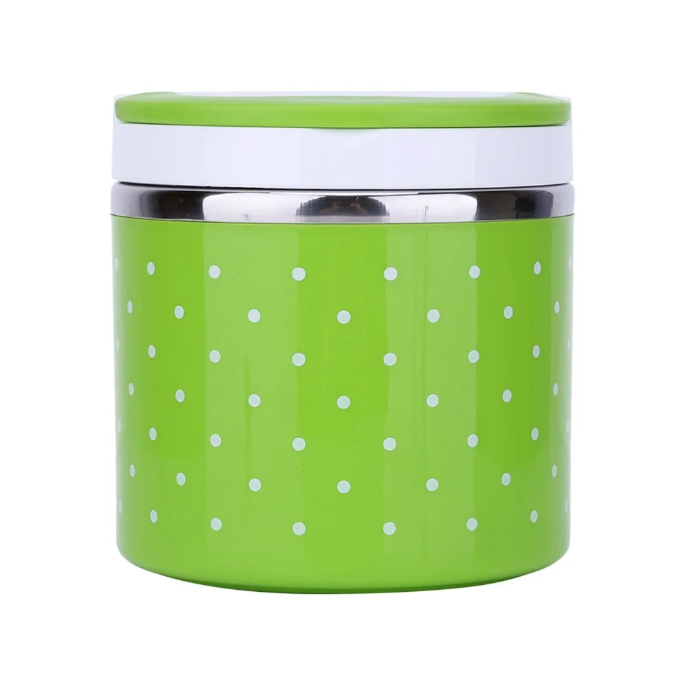 Portable Stainless Steel Lunch Storage Container 1/2/3 Layer 630ml/930ml1230ml Thermal Lunch Box Food Container For Camping