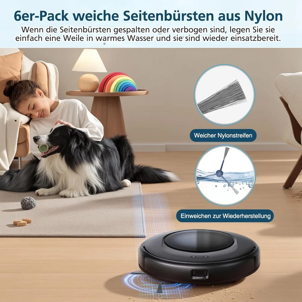 لماذا-مجموعة ملحقات لملحقات قطع غيار المكنسة الكهربائية الروبوتية Eufy Omni C20