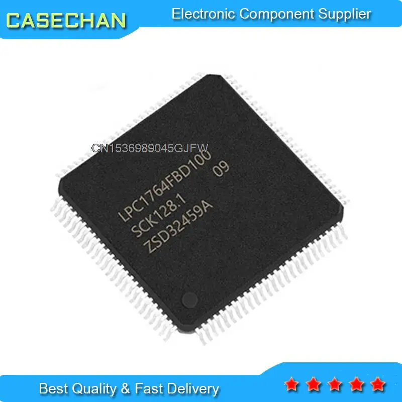 10PCS LPC1764FBD100 QFP100 LPC1763FBD100 LQFP100 LPC1763 LPC1764 QFP FBD100 New original In Stock IC chip