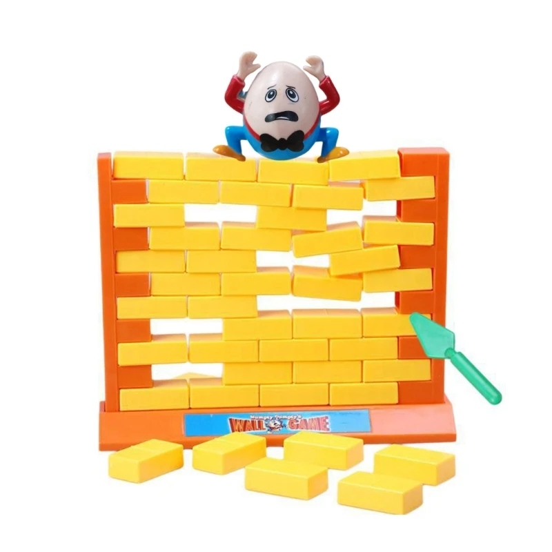 Wall Playset Push Bricks to Defeat Opponents and Board Puzzle Game