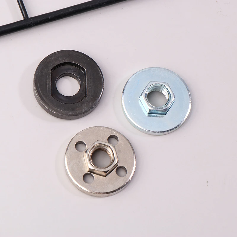 1PC Angle Grinder Pressure Plate Inner Outer Flange Nut Quick Release Locking Hexagon Nut Power Tools Accessories
