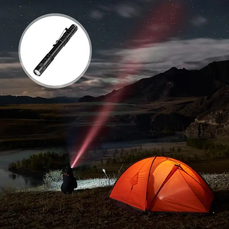 Mini Portable LED Pen Light Pocket Ultra Bright High Lumens Handheld Flashlight Linterna Torch For Camping Outdoor Work