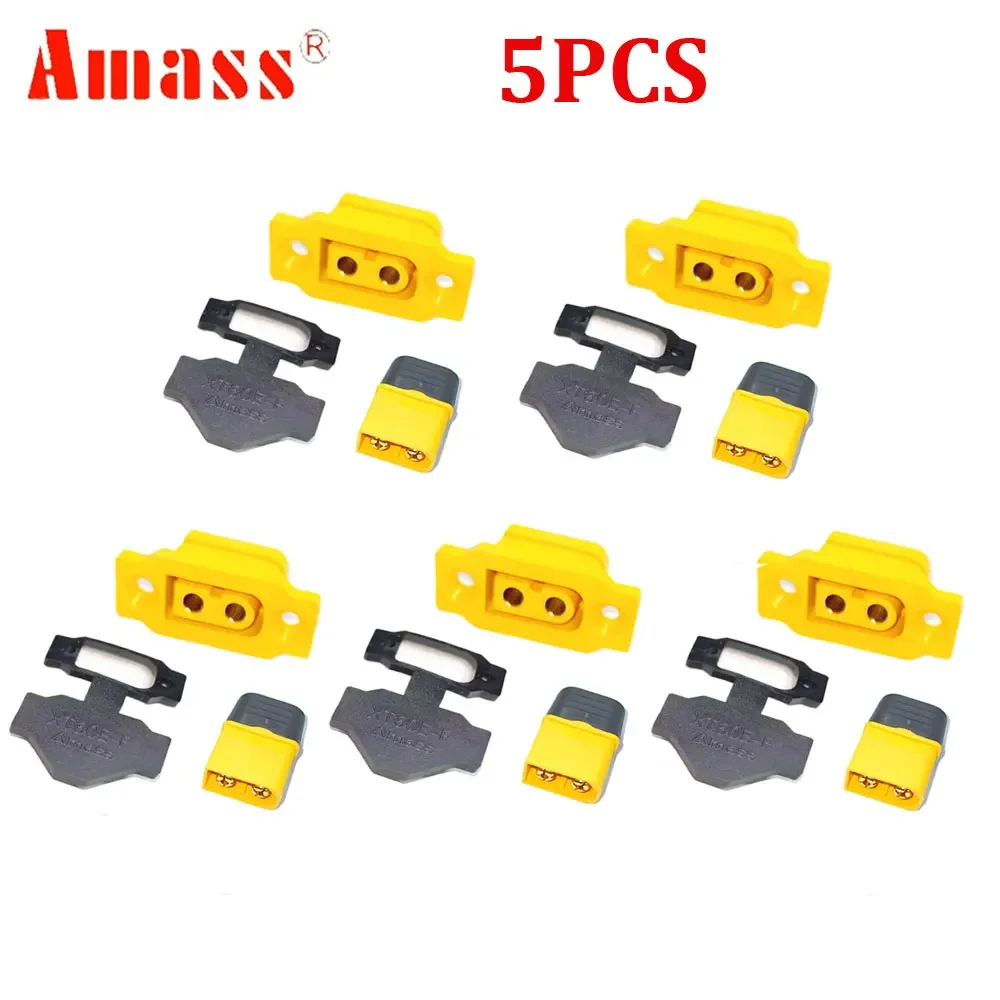 Vergaren Vliegtuig Batterij Vergulde 30A Hoge Stroom Veilige Mannelijke Vrouwelijke Connector Voor DIY RC Onderdelen 5PCS XT60BE-F & XT60H Model