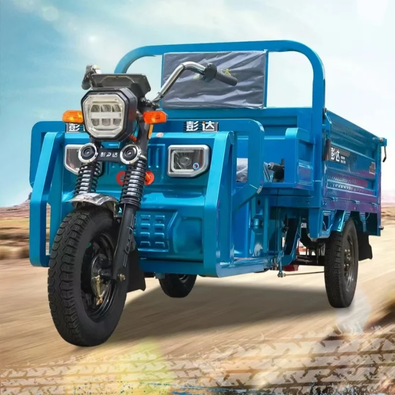 2025 الصين رائجة البيع الكبار الكهربائية الذاتي التفريغ ثلاث عجلات دراجة نارية 3-عجلة البضائع دراجة ثلاثية العجلات تركيب البطارية الاختيارية