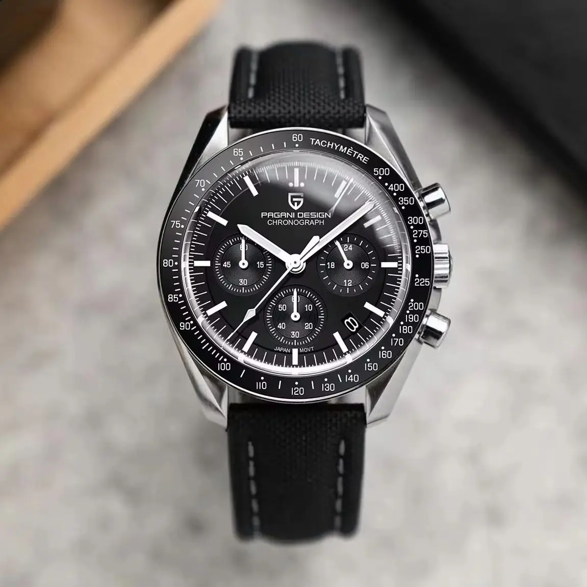 2026 New PAGANI DESIGN Classic moon Men's Watches Luxury AR Sapphire crystal Quartz Watch For Men Speed Sport Chronograph Watch
