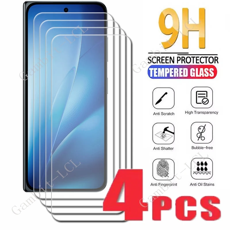 1/4 шт. закаленного стекла для Vivo X Fold6 Защитная пленка для VivoXFold6 XFold6 Fold 6 V2545A Защитное покрытие экрана