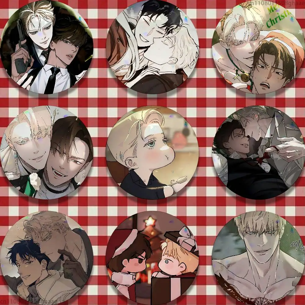 

Manga C-Codename Anastasia 58mm Handmade Pins Round Brooch Badge Backpacks Clothes Jewelry Gifts