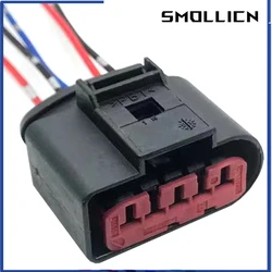 1 Set 5 Pin MAF Mass Air Flow Sensor 5 Pin Connector Plug 1J0973775A 1J0 973 775A With Wires
