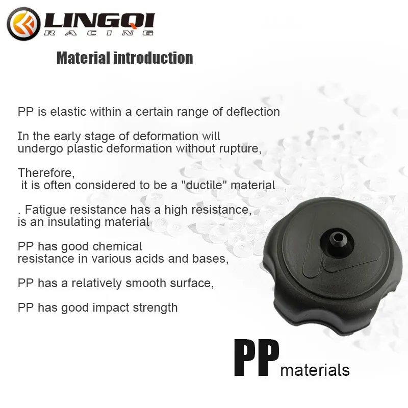 LINGQI Racing 39mm Inner Diameter Oil Pot Cover Gas Fuel Tank Cap Black Covers For 49cc 70cc 90cc 110cc Motorcycle Dirt Pit Bike