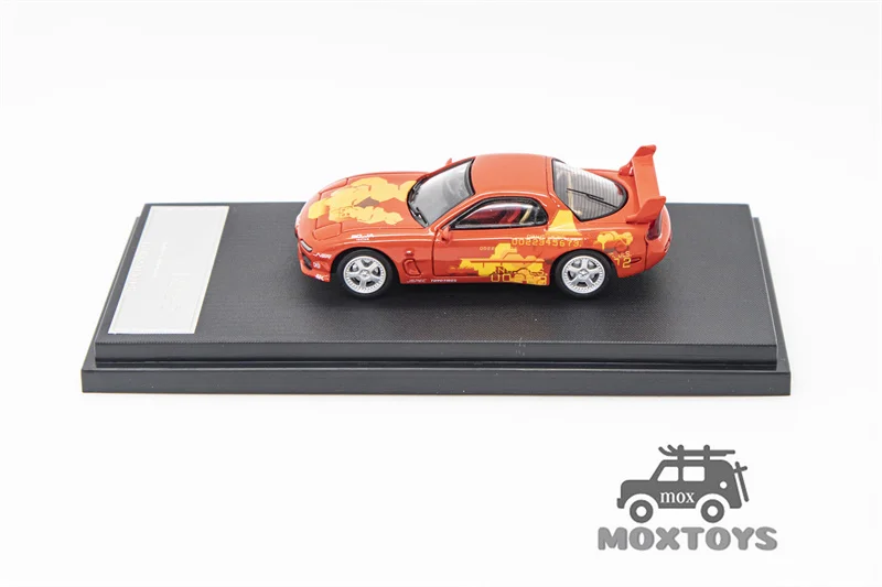 Mini Station 1:64 RX-7 Orange Fast & Furious limited499 Diecast Model Car