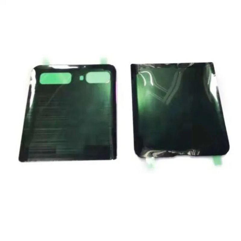 For Samsung Galaxy Z Flip F7000 4G Battery Back Cover Glass Door Housing Repair parts For Samsung F700 Battery Cover Purple New