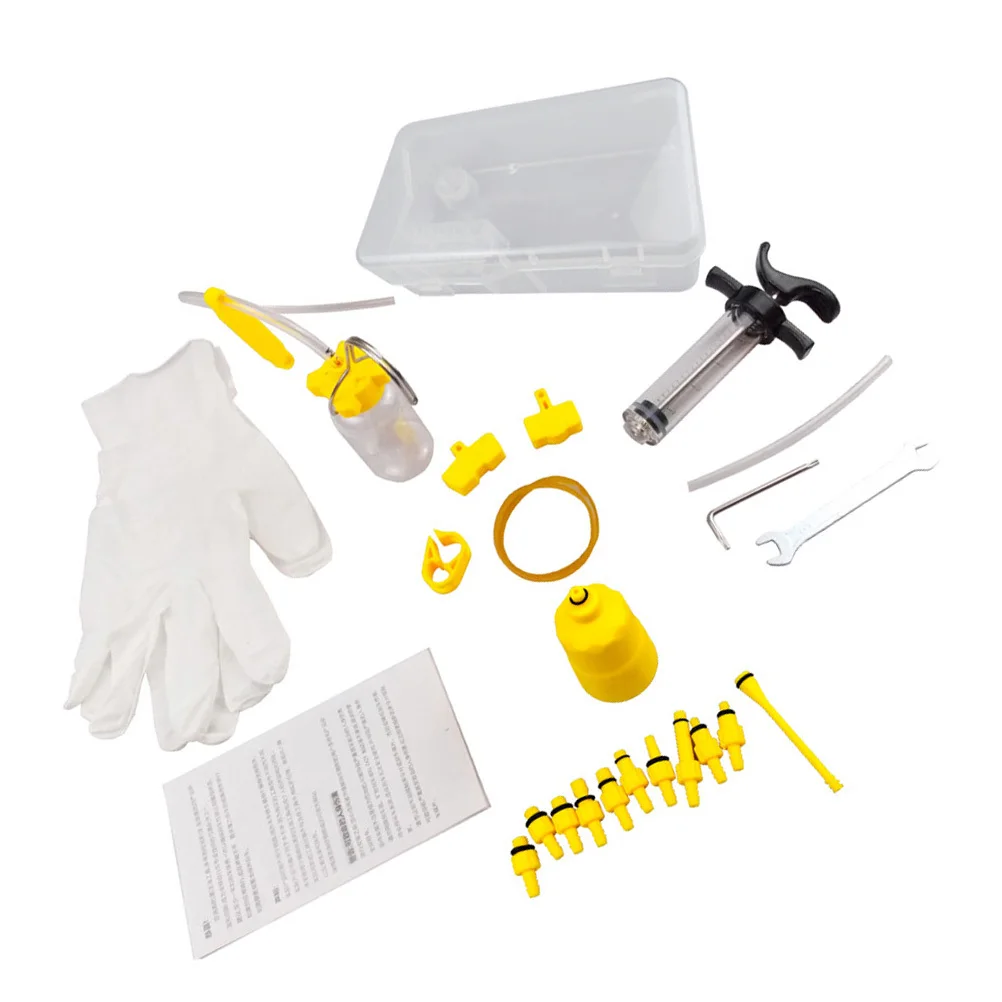 مجموعة واحدة من أدوات نزيف فرامل الدراجة الجبلية أداة نزيف سائل الفرامل المحمولة الفعالة لصيانة أداء الكبح الموثوق به #1