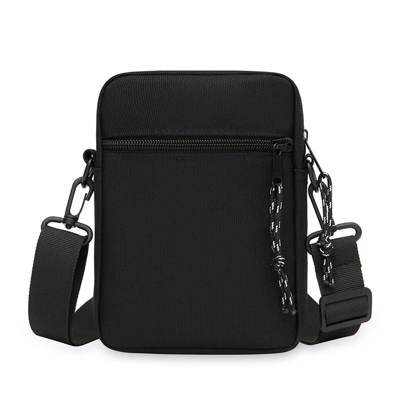 Simple Casual Mini Crossbody Bag Men\'s Nylon Small Shoulder Bag For Men Oxford Messenger Phone Side Sling Bag Husband Chest Pack