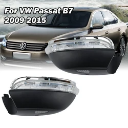 Luz de señal de giro para espejo retrovisor para Volkswagen Jetta MK6 Passat B7 CC Beetle Eos Scirocco, accesorios de cubierta de ala de lámpara lateral LED