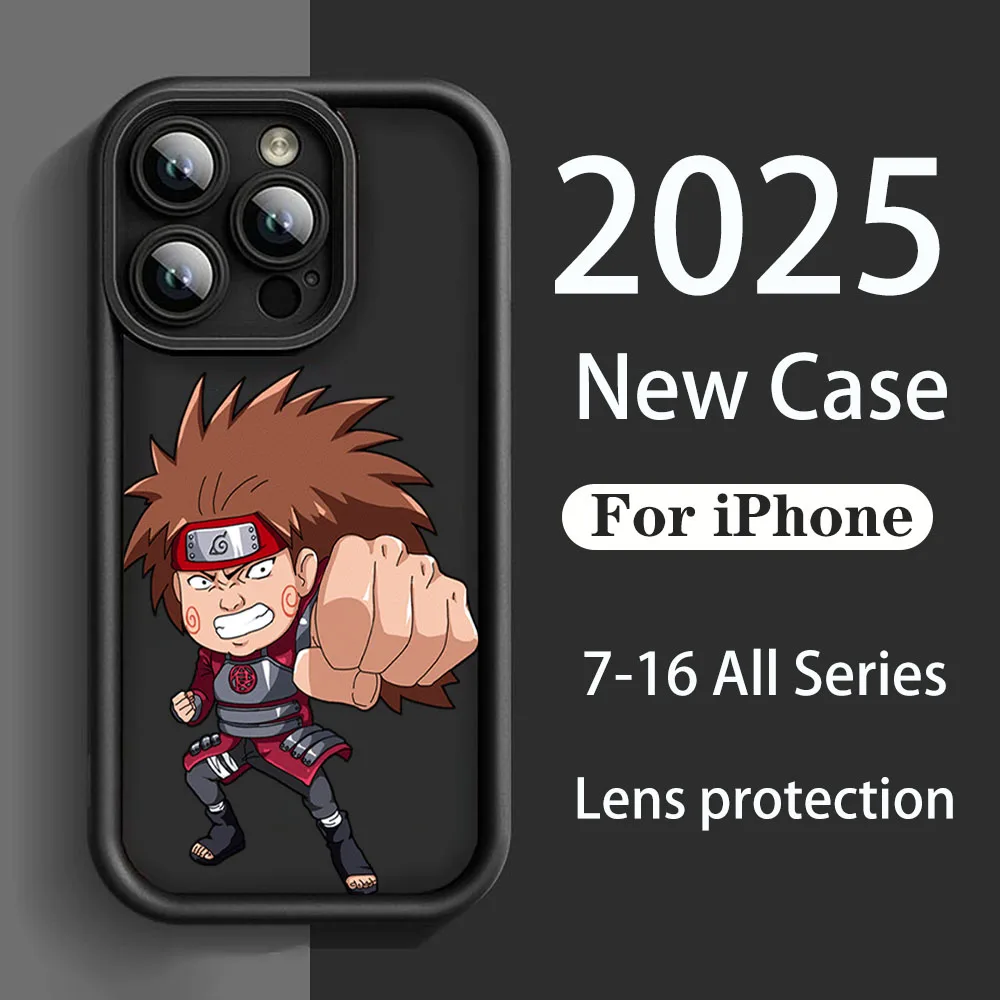 

Anime Cool N-Narutos Phone Case For iPhone 16e 16 15 14 13 12 11 Pro Max X XR XS 8 7 Plus For iPhone 15 16 13Pro Anti Fall Cover