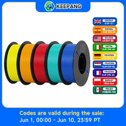 5KG Mix Colors PLA filament 1kg 1.75mm For 3D Printer PETG Material for 3D Printing filamento pla 3D Printer Filament