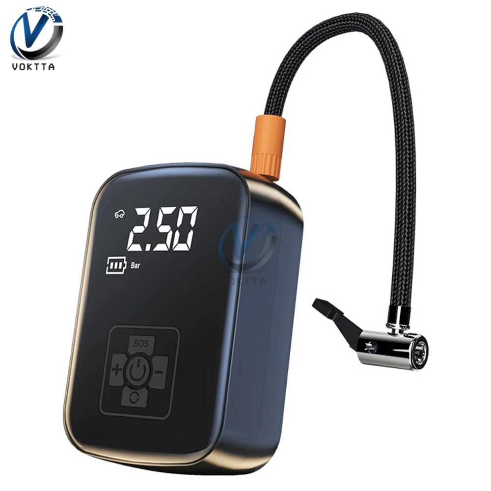 

LCD Digital Display Tire Pressure Gauge Wireless Car Air Compressor Electric Tire Inflator Pump Gauge Backlight Vehicle Tester