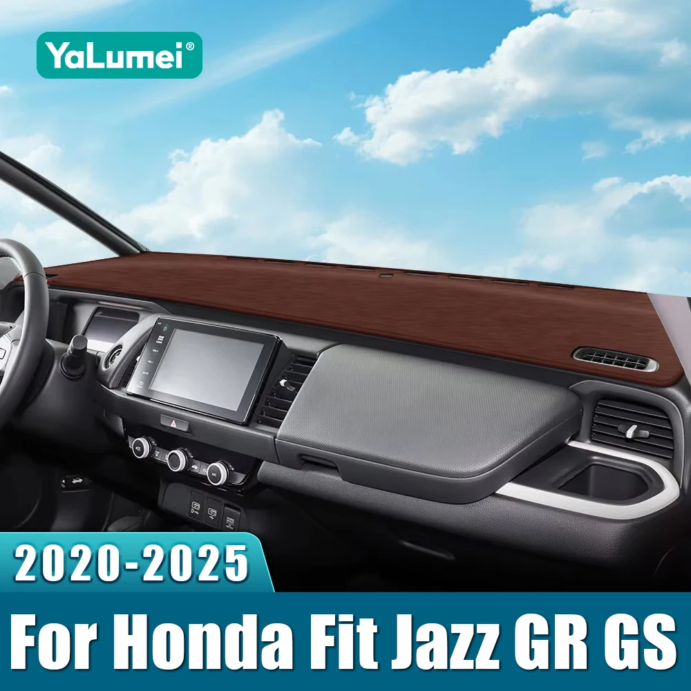 

Для Honda Fit Jazz MK4 GR GS 2020-2025: Защитный коврик-накладка на приборную панель от солнца и бликов, аксессуары