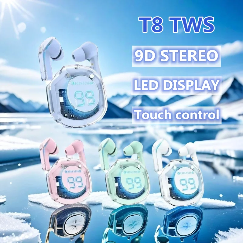 New T8 Tws Wireless… - image