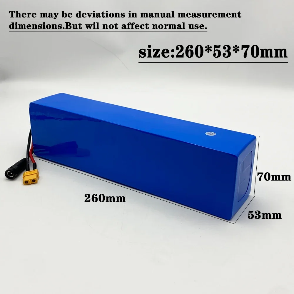 52 فولت 6.8ah بطارية ليثيوم حزمة المدمج في BMS ل 1000 واط 1500 واط دراجة نارية الكهربائية EScooter بطارية قابلة للشحن + 2A شاحن #4